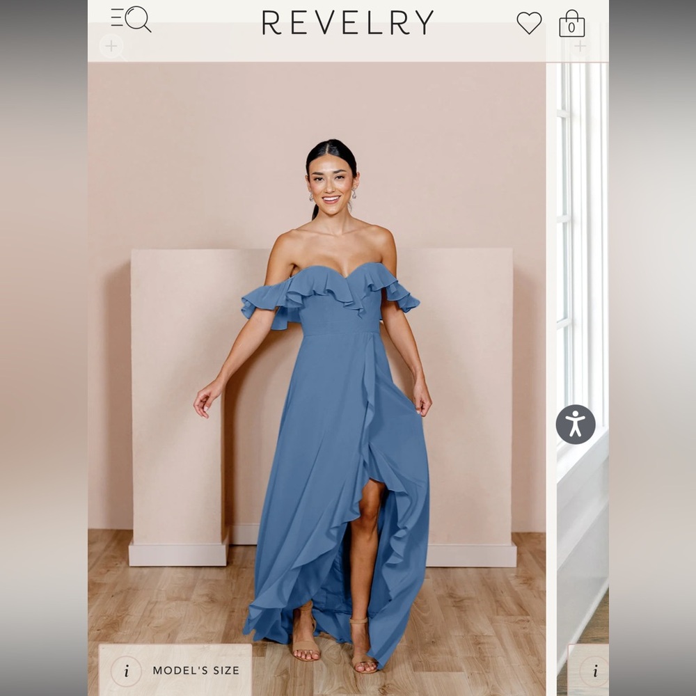 Revelry Scarlet Dusty Blue Size 14 Petite